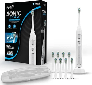 Cepillo de dientes blanqueador con zoom sónico Supersonic TB-5100 40.000 VPM 5 modos, 8 cabezales - Imagen 1 de 8