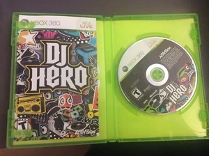 DJ Hero Microsoft Xbox 360 2009 w/ Manual & Box 93 Original Mixes - Picture 1 of 5