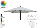 Replacement Fabric Parasol Garden Canopy 2m 2.5m 2.7m 3m 3x2m Cover 6 or 8 Arm