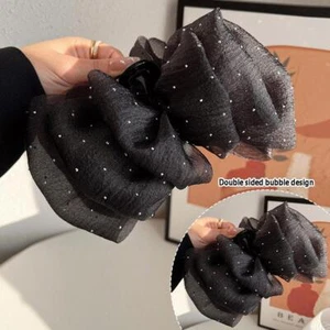 UK-Damen Schleife Blase Clip Haarkralle elegant groß Haarklammer-Accessoires-Mädchen - Bild 1 von 23