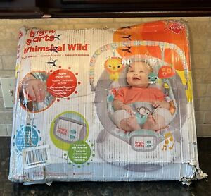 Bright Starts Whimsical Wild Comfy Baby Bouncer Seat - NEW IN BOX