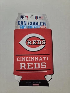 NEW Cincinnati Reds 12oz Two Sided Can Cooler Koozie BIG RED MACHINE - Picture 1 of 6