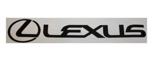 Black Decal for Lexus Windshield Banner Vinyl Sticker Sport IS GS ES LS F Sport - Picture 1 of 4