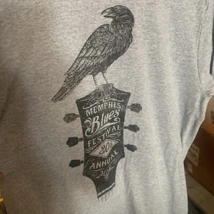 True Craft Memphis Blues Music Festival 20 Th Annual Size MShirt  Gray - Picture 1 of 8