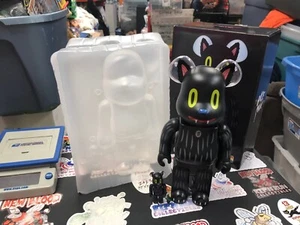 100 % authentisches Bearbrick Gary Baseman Blackie the Cat 100 % 400 % Set - Bild 1 von 24