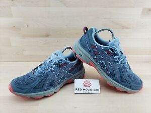 Asics Gel Venture 6 Women's Size 9.5 Gray Blue Running Hiking Shoes 1012A504