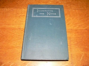 Antique 1899 "Illustrative Notes on Int. Sunday School Lessons" HC Book - Imagen 1 de 9