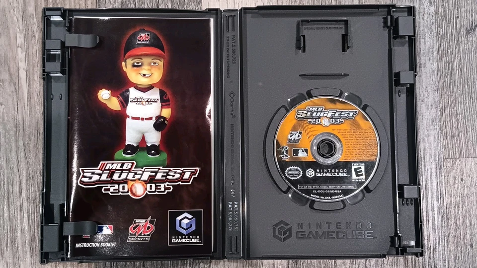 MLB Slugfest 2003 Nintendo GameCube, 2002, Disc Only And Manual Tested Working - Image 1 of 1