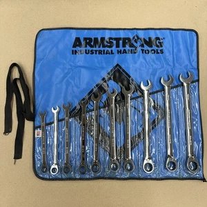 Armstrong Industrial Tools 10mm - 19mm 10 Pc Ratcheting Wrench Set Reversible - Picture 1 of 15