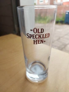 Pair Of (2) Old Speckled Hen Lager Beer Half Pint Toughened Glass New CE M18 - Picture 1 of 1