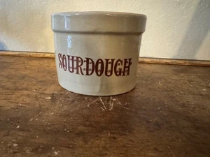 Vintage Sauerteig Vorspeise Steingut Topf - Bild 1 von 5