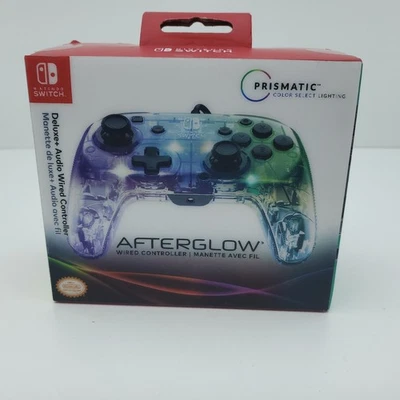 PDP Afterglow Wireless Prismatic RGB LED Lighting Controller Nintendo Switch NEW - Image 1 of 4