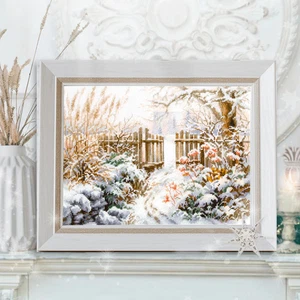 Winter Yard 350-742 Counted Cross-Stitch Kit - Picture 1 of 10