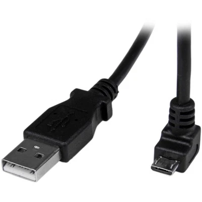 StarTech.com Cable Adaptador 2m USB A Macho a Micro USB B Macho Acodado en Ángul - Imagen 1 de 3