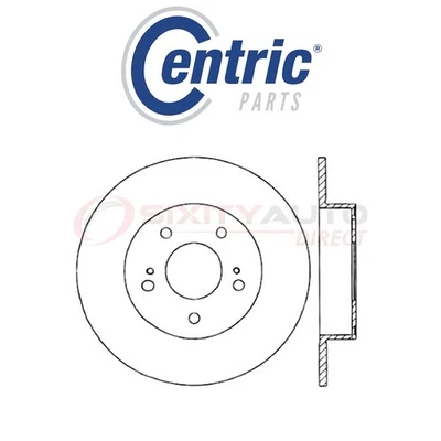 Centric C-TEK Disc Brake Rotor for 1996-2001 Infiniti I30 3.0L V6 - Kit Set zc Foto 1 de 4