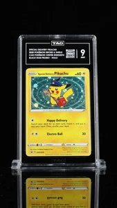 Pokemon Canada Pokemon Center Special Delivery Pikachu SWSH074 Holo TAG 9 MINT - Picture 1 of 2