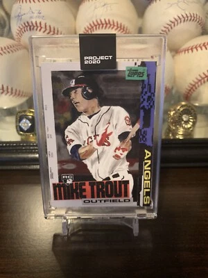 Topps PROJECT 2020 Card 85 2011 Mike Trout Jacob Rochester - In Hand - Image 1 of 2