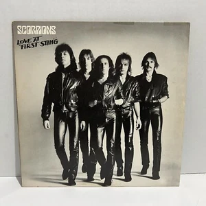 Scorpions Love At First Sting LP Album 1984 Mercury 822-038-1 M-1 VG+ Alt Cover - Picture 1 of 7