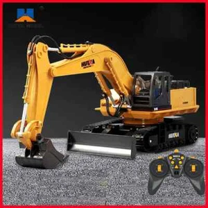 HUINA 1:16 RC Excavator 2.4G Model Engineering 11 Channel Toys Gift For Boys - Picture 1 of 22