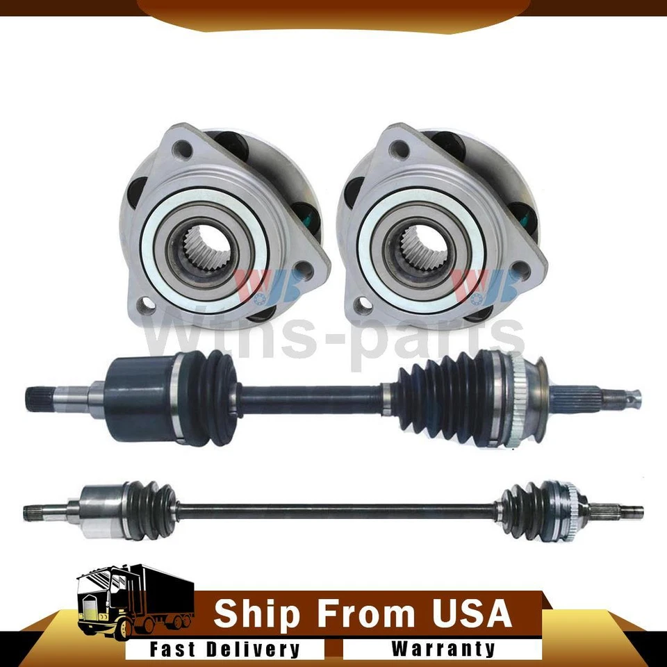 4X KIT DE COJINETE DE RUEDA JUNTAS DE EJE CV DELANTERO SE ADAPTA A BUJE MANUAL DODGE STRATUS 2000 Foto 1 de 4