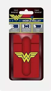 DC Wonder Woman Logo Trends 3-in-1 Universal Mobile Wallet FREE SHIPPING - Picture 1 of 1