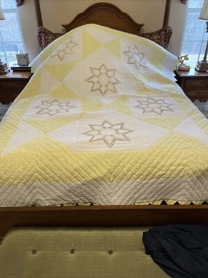 Edredón tamaño queen completamente hecho a mano Foto 1 de 2