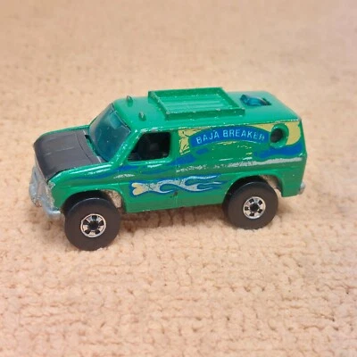 De colección Hot Wheels Baja Breaker Green Blackwalls 1977 Hong Kong  Foto 1 de 4