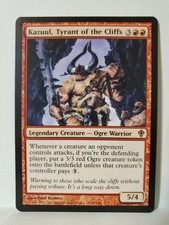 Magic The Gathering TCG Worldwake - Kazuul, Tyrant of the Cliffs 084/145 Rare