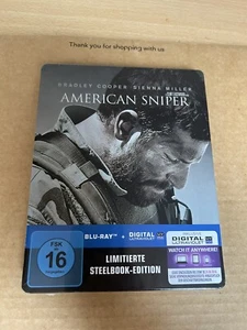 American Sniper Blu Ray Steelbook New & Sealed Bradley Cooper Clint Eastwood - Picture 1 of 4