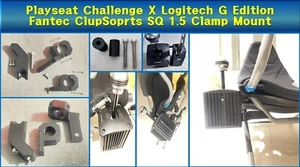 Playseat Challenge X LOGITEC G EDITION FANATEC ClupSports SQ 1.5 Shifter Mount - Picture 1 of 21