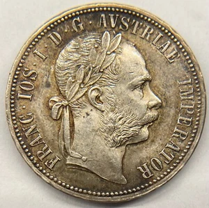Austria 1885 1 Florin KM #2222 - Picture 1 of 2