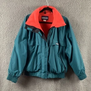 Vintage LANDS' END Puffer Jacket  Mens L ULTREX by Burlington Fleece Lined USA - Picture 1 of 14
