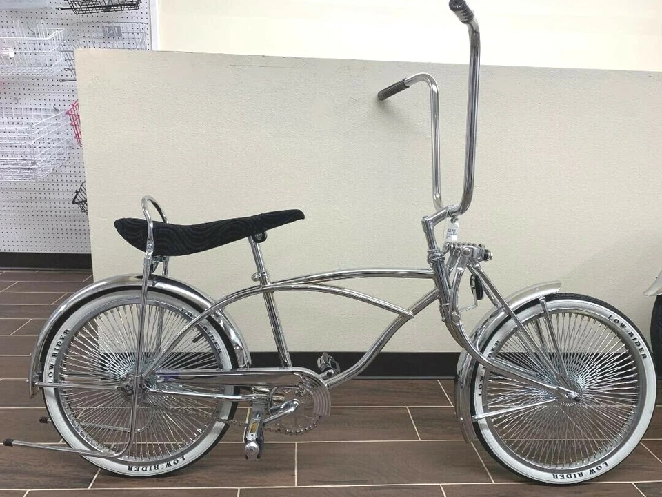 20" Cruiser Lowrider Bike 144 Spokes Coaster Brake BLACK BLUE PURPLE RED GREEN - Image 1 of 1