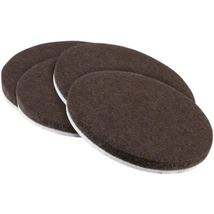 2 1/2" Round Heavy Duty Self Stick Felt Furniture Pads To Protect Hardwood Floor - Picture 1 of 8