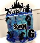 Personalised Fortnite cake topper set