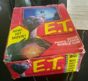 E.T. Caja de cera The Extra-Terrestrial 1982 Movie Topps - 36 paquetes de cera - Imagen 1 de 5