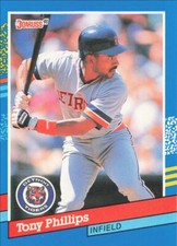 1991 Donruss Baseball Tony Phillips Detroit Tigers #286