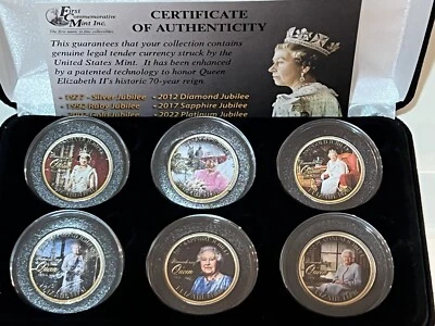 HER MAJESTY QUEEN ELIZA￼BETH 11 HISTORIC 70-YEAR REIGN - Image 1 of 4
