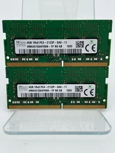 SK Hynix 8GB (2x4GB) 1Rx8 PC4-2133P Laptop Arbeitsspeicher SODIMM - Bild 1 von 1