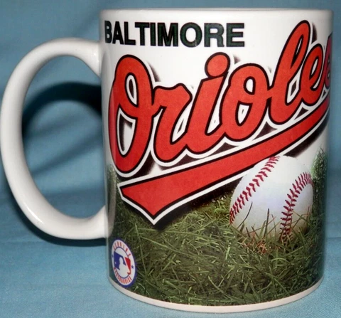 Baltimore Orioles Genuine MLB Merchandise Hunter 1999 Ceramic Coffee Mug Cover