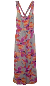 ladies size 10 long evening dress, elasticated waist ,cross over back, by Evie - Picture 1 of 1