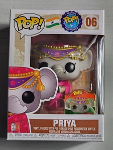 Priya Around The World 06 India Funko POP Vinyl with Pin - Picture 1 of 3