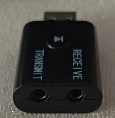 Bluetooth-5,0-Audio-Sender-Empfänger 3,5mm Aux-Jack Rca USB-Dongle-StereoAdapter - Image 1 of 2
