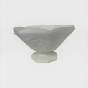 Anchor Hockey Milk Glass Compote - Picture 1 of 2