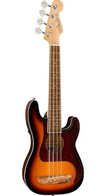 Fender Fullerton P-Bass Bass 4-String Ukulele - 3-Color Sunburst, New! - Image 1 of 4