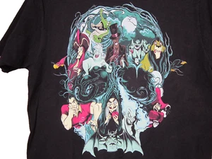 Camiseta Negra Disney Villans TEE Ursula Scar Hades Gaston Jafar Gancho Para Hombre M Usada en Excelente Condición - Imagen 1 de 8