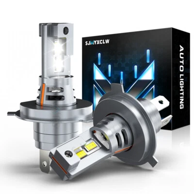 9003 LED Headlights H4 High Low Beam Bulbs for Nissan Versa Hatchback 2007-2011 - Image 1 of 4