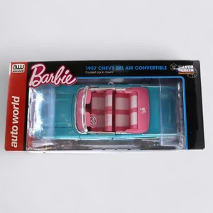 Auto World Barbie 1957 Chevrolet Bel Air auto convertibile - Foto 1 di 7