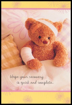 Greeting Card - Bear - Get Well - 0062 - Image 1 of 2