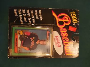 NOC 1990 Baseball Angels Complete Team Set Trading Cards Topps - Picture 1 of 4
